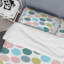 Ensemble de housse de couette en microfibre rose / vert / bleu 3 pièces-1409512861