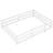 White Pine Full Size Floor Bed With Fence, Multi - Function, Easy To Assemble And Comfort Wood In White, Fence For , Quick Assembly-137011670-137011671