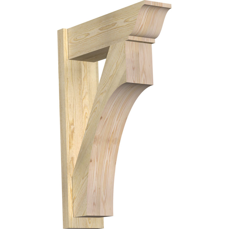 Persienne en bois Westlake, Sapin Douglas de 8 po (sciage brut), P 26 po x H 38 po
