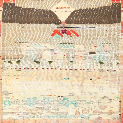 Tapis beige/brun traditionnel O'Donnelly