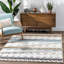Delia Geometric Synthetic Area Rug-63337172