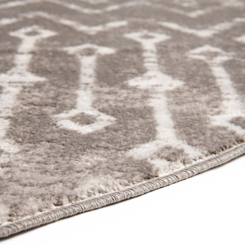 Amrjeet Geometric Indoor Rug, Oval 8' x 10'