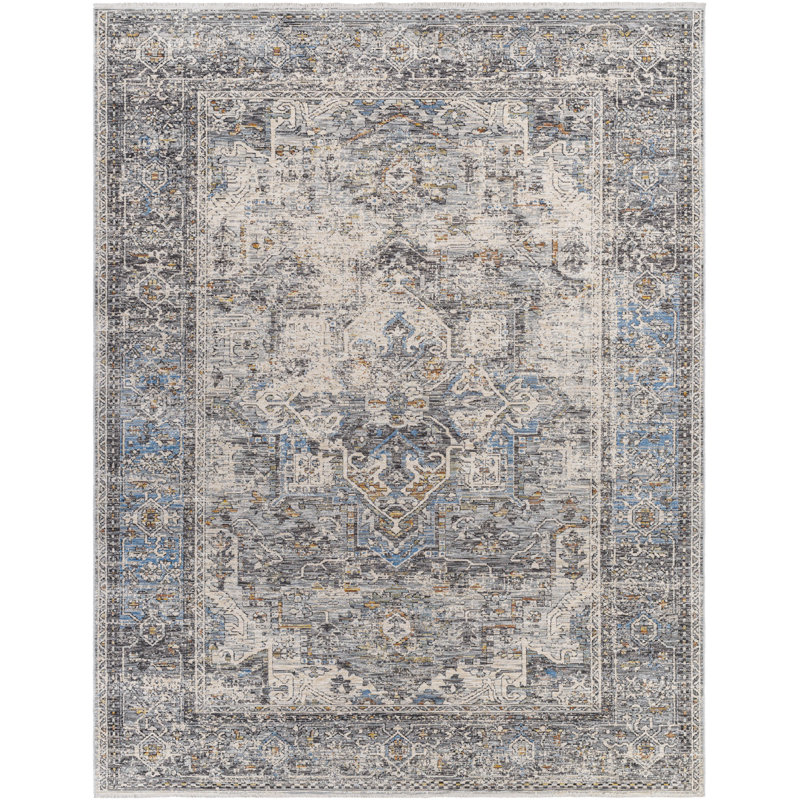Oriental Indoor Rug, Round 6'7"