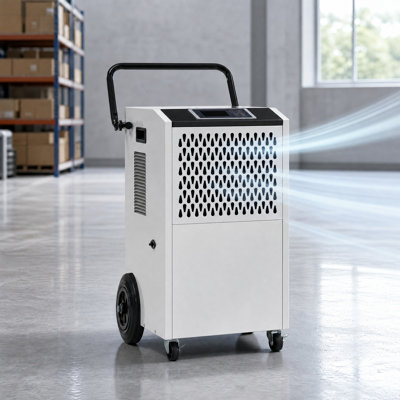Déshumidificateur commercial de 154 chopines pour 7 000 Pi avec pompe et tuyau d'évacuation, dégivrage automatique