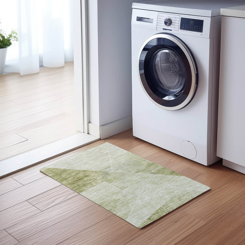  Tapis d'entrée antidérapant Malchow, Rectangle 1 pi 8 po x 2 pi 6 po