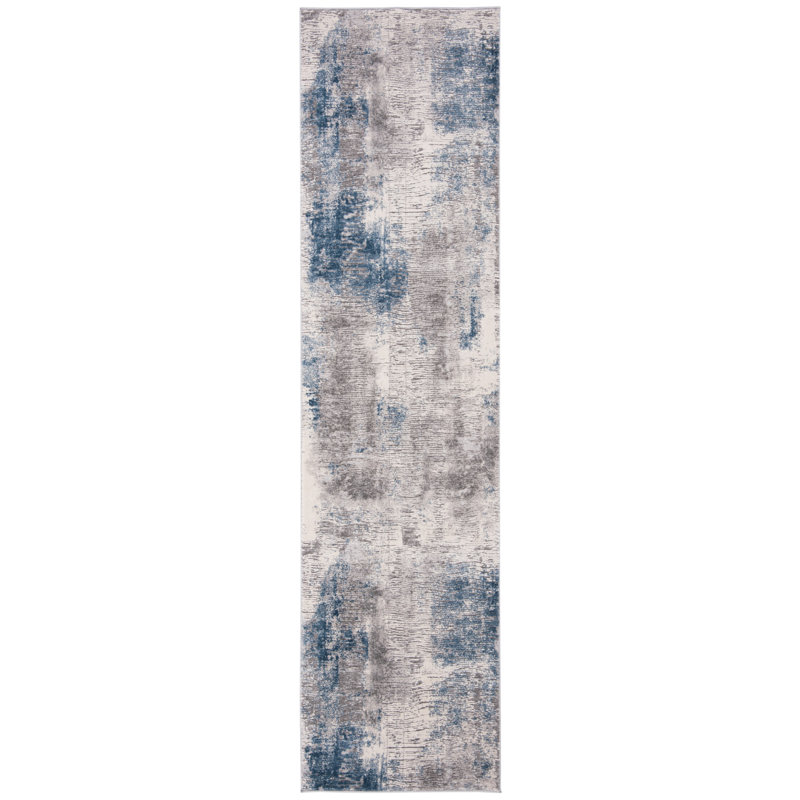 Tapis abstrait Keyra Performance, Tapis de couloir 2 pi x 8 pi