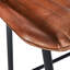 Theressa Upholstered Counter Stool with Metal Frame-179284571