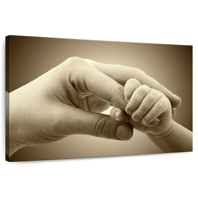 Mains de la mère et de l'enfant Leisha, H 20 po x l 30 po