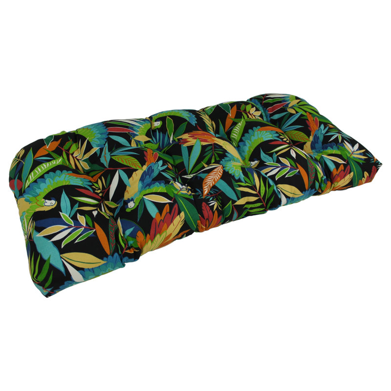 Coussin de canapé / banc touffeté en U 42 po x 19 po Tucuman