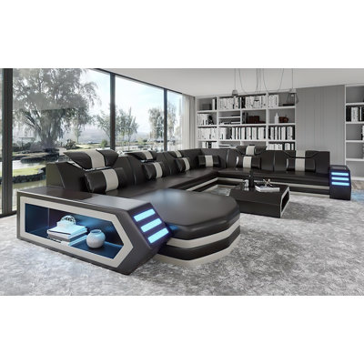 Annakatherine Upholstered U-Shaped Sectional