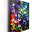 Jerimy - Horloge murale Bouquet floral surdimensionnée-326088366