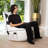  Faux Leather Gaming Bean Bag Chair-174130192