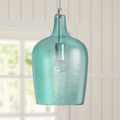 Glass 1 - Light Chrome Jar Pendant