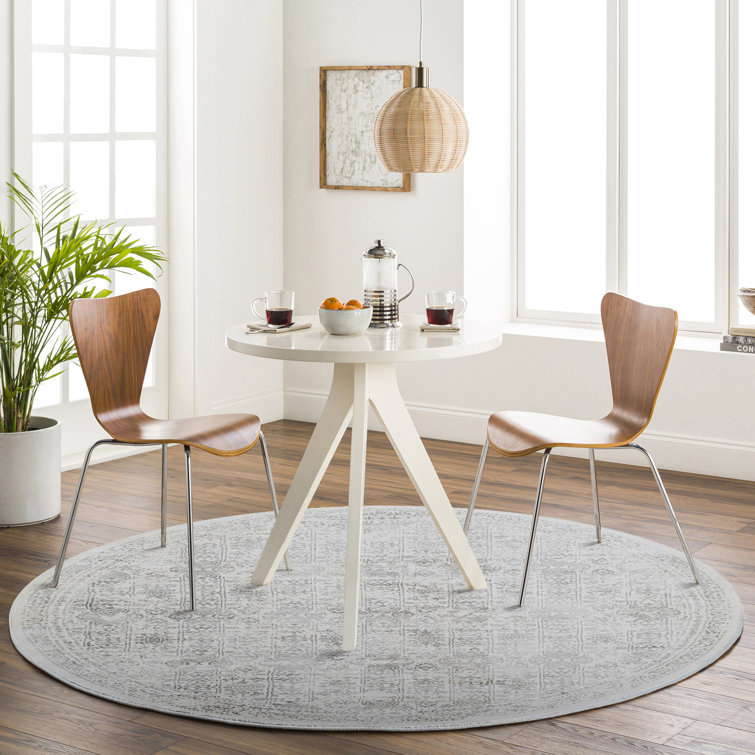 Copenhaver Power Loom Grey/Cream Area Rug