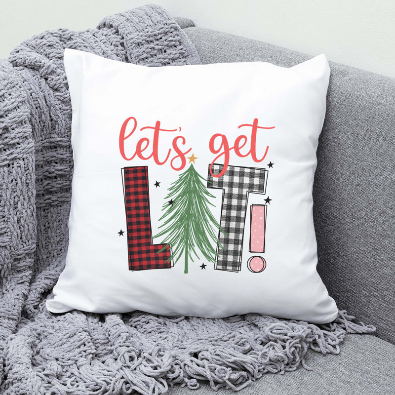 Christmas3 Reversible Throw Pillow, 20" x 20"