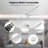 Crusaw 100'' Ceiling Fan with LED Lights-2042692740