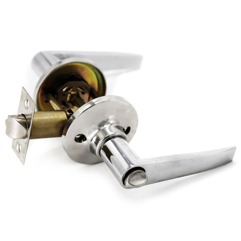 Keyed (Entry) Door Lever, Gray
