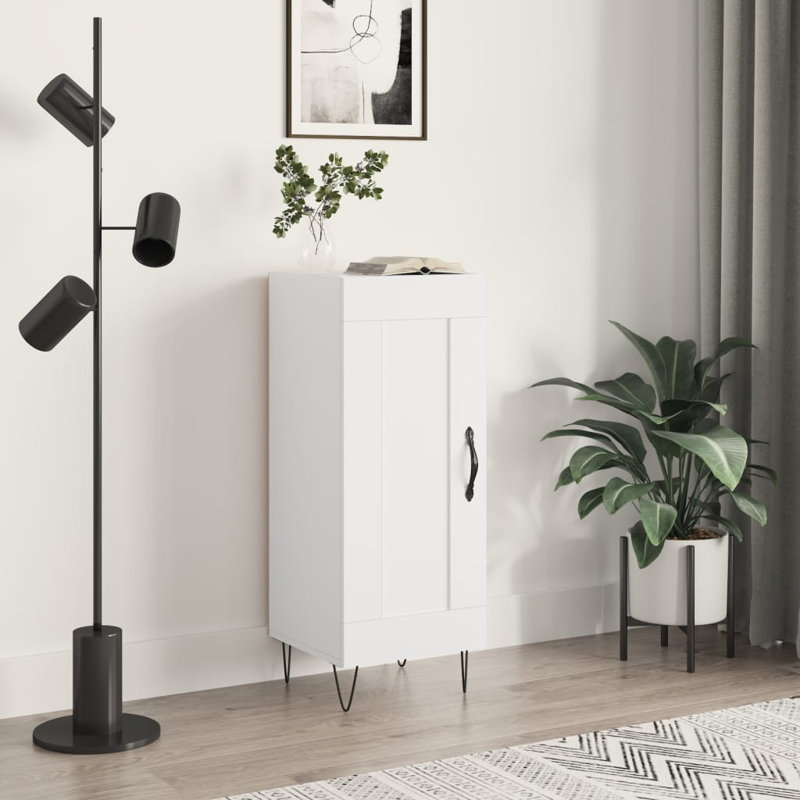 Farrelly 34.5cm Sideboard, High gloss white