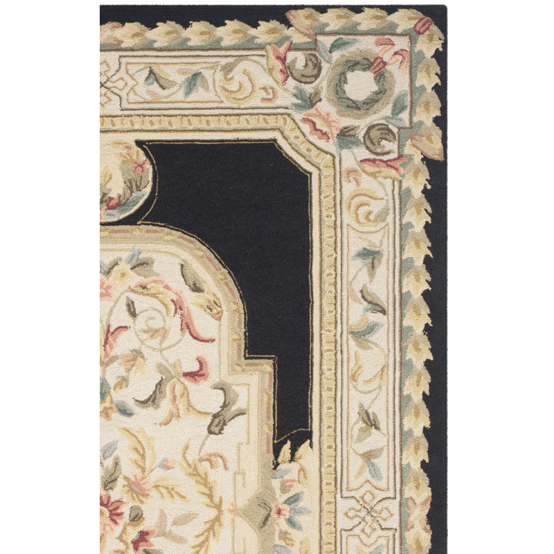Duarte Hand Hooked Performance Oriental Rug, Rectangle 3' x 5'