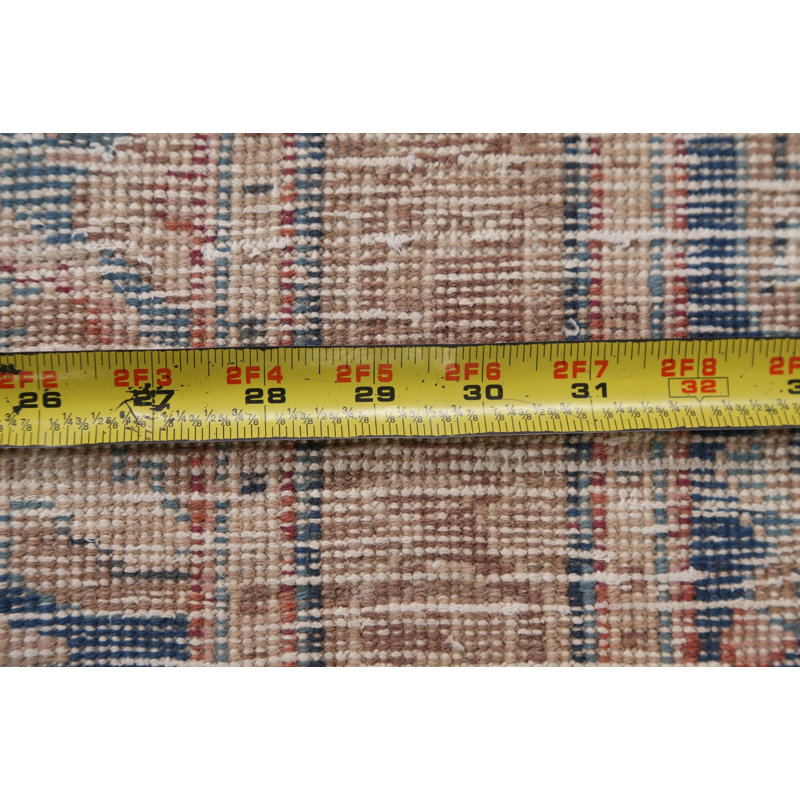 Tapis persan en laine patiné Kerman