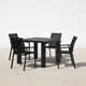 Farrah 55.4'' Rectangular 4 - Person Outdoor Dining Set