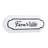 Alaric Farm To Table Metal Wall Sign, Farmhouse White & Black Kitchen Décor, 14"