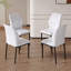 Ensemble 4 pièces de chaises de salle à manger en polyuréthane de luxe: dossier ergonomique, hauteur de 36,7 pouces-246798002-246797999