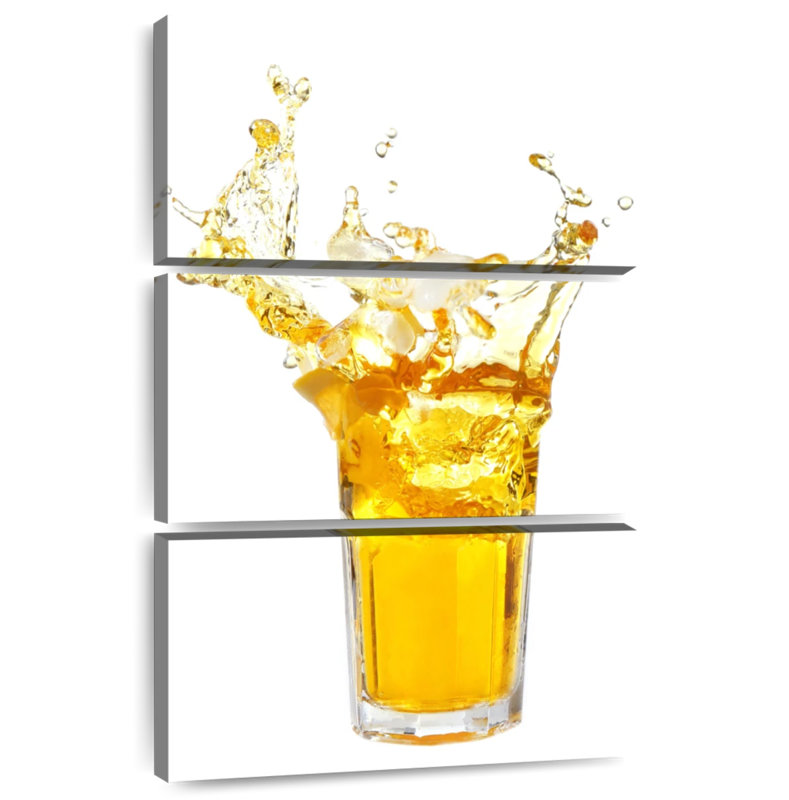 Yarlin Lemon Tea Splash, 32" H x 20" W