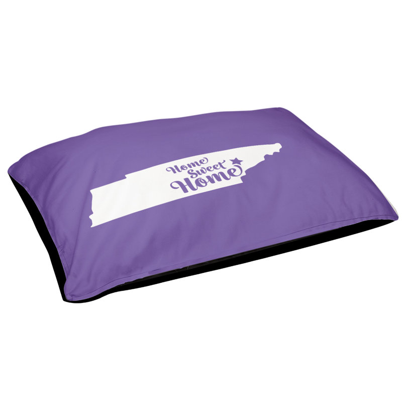 Coussin d'extérieur pour chien Home Sweet, Grand (l 50 po x P 40 po x H 7 po), Mauve, Knoxville