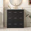 Meuble-lavabo de 30 pouces avec lavabo sous-comptoir-867169353