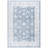 Lowrey Oriental Machine Woven Jute/Polypropylene/Latex Area Rug in Blue/Ivory-1705340158