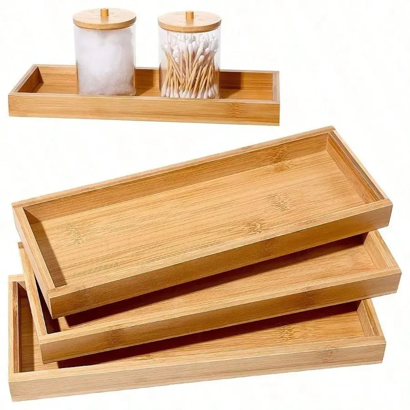 Serving Tray - Organizer White Bathroom, 2