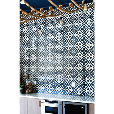 Carreau de verre marocain 8 po x 8 po
