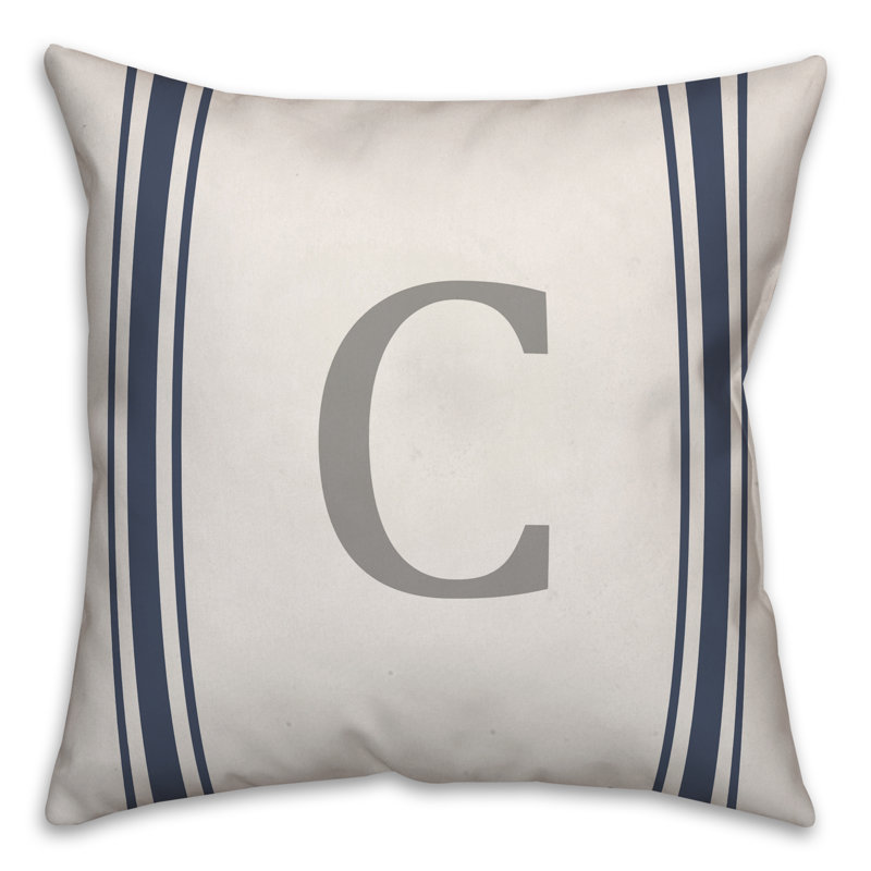 Reversible Throw Pillow, C