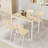 5-Piece Dining Table Set With 4 Chairs