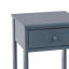 Set of 2 Irmtraud Petite 1-Drawer Blue Bedside Tables, Premium End Table