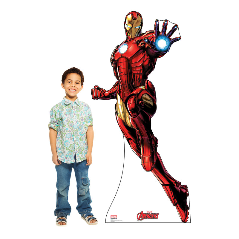 Iron Man Life-Size Red and Gold Cardboard Standup