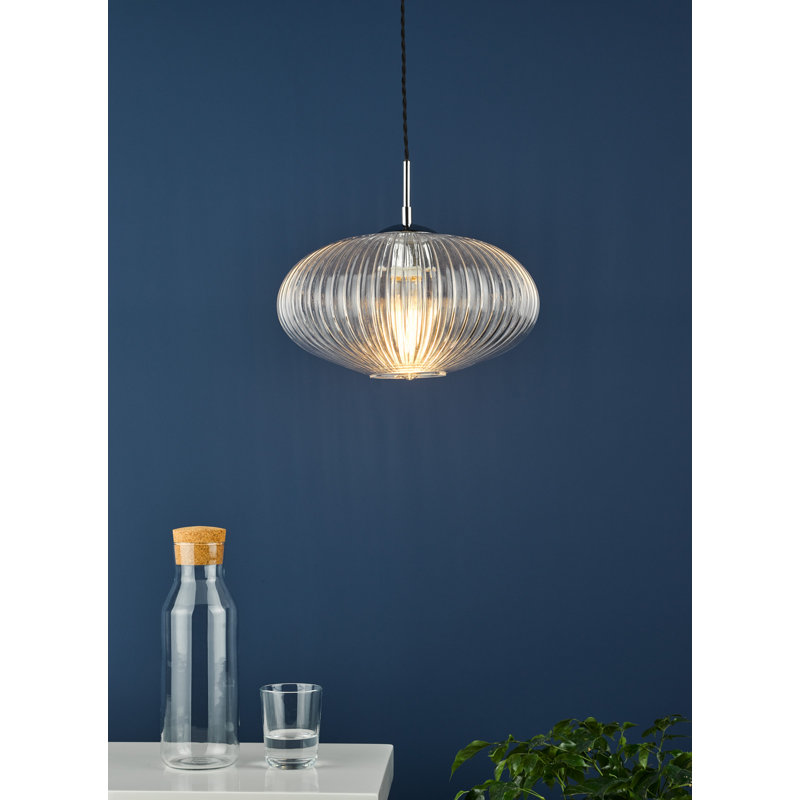 Chantoria 1 - Light Pendant, Polished Chrome, Clear