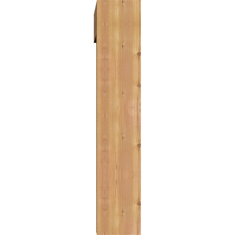 Support de bloc olympique avec entretoise décalée, 40 x 28, Cèdre rouge occidental de l 7 1/2 po (lisse)