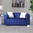 Clifford 62.6" Velvet Square Arm Loveseat-443398673-443398670-418562263