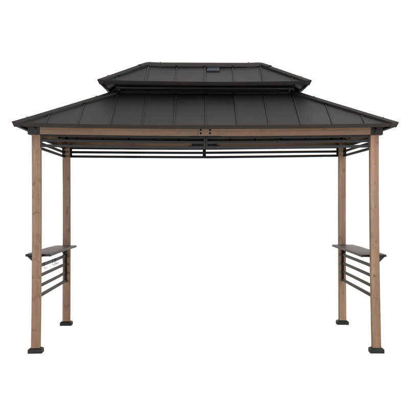 Abri de cuisine Sunjoy, Brun