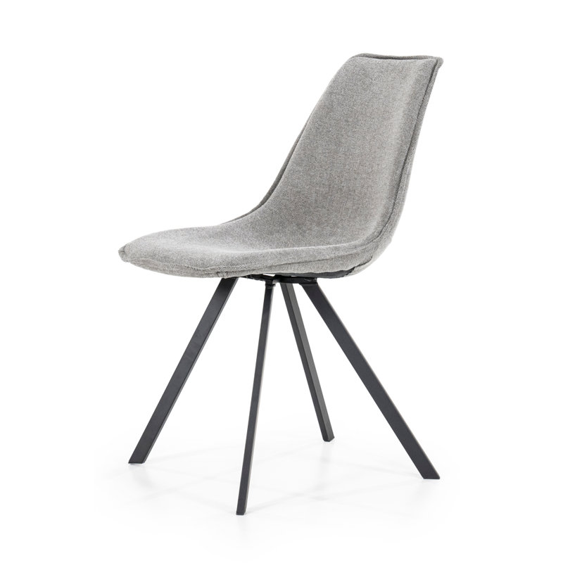 Upholstered Dining Chair, Gray