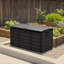 Coffre de terrasse verrouillable en résine résistant à l'eau 75 gallons SUNCROWN-91830045