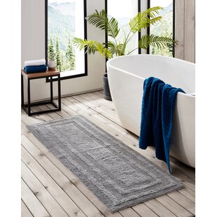 Large Bathroom Rug Non Slip Bath Mat (72x24 Inch Light Grey) Water  Absorbent Super Soft Shaggy Chenille Machine Washable Dry Extra Thick  Perfect Absorbant Best Plush Carpet for Shower Floor 