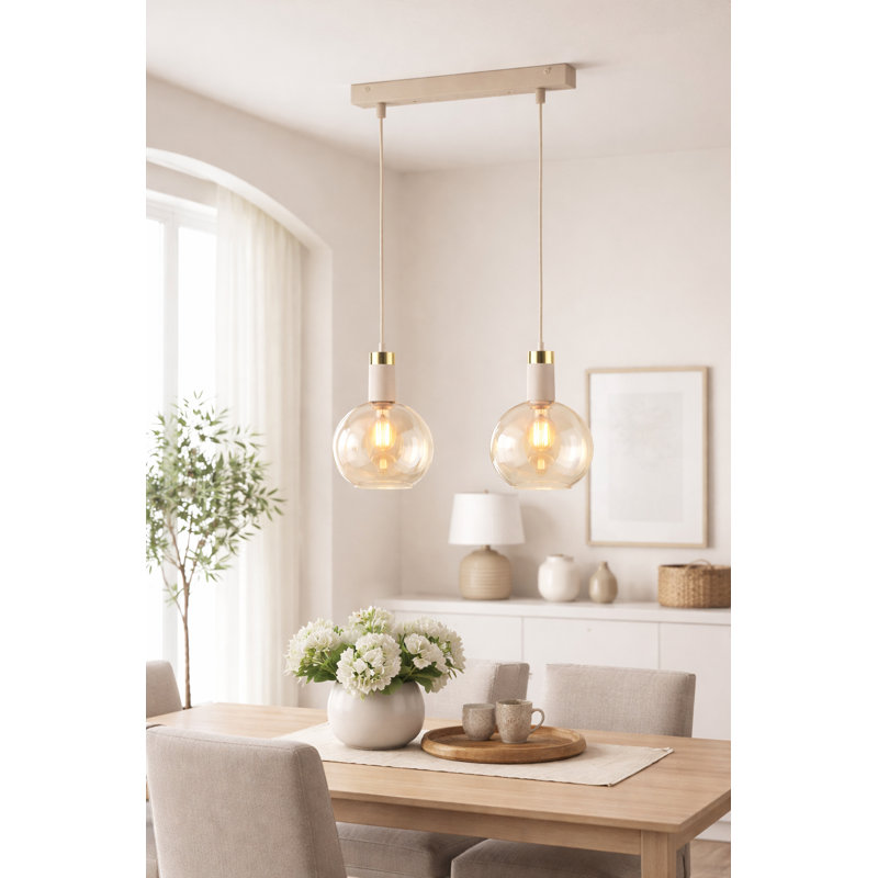- Light Pendant, 120cm H  x 55cm W  x 20cm D