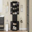Armoire de rangement avec espace de rangement multifonctionnel, portes avec tablettes de rangement, 2 tiroirs, tablette réglable-1242611007