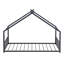 Twin Size Metal House Bed-1191946378
