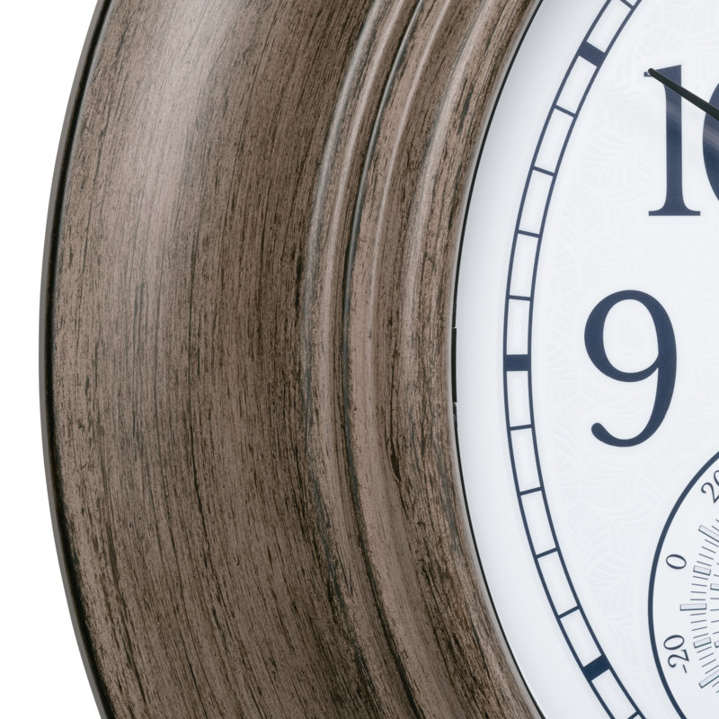 Horloge murale 21 po avec rétroéclairage lumineux Aerick