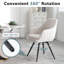 Fauteuil d'appoint pivotant en velours Prodell-51474987