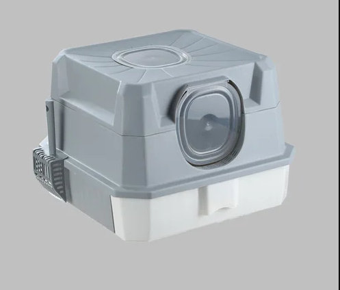 Gower Plastic with Scoop, Grey/White